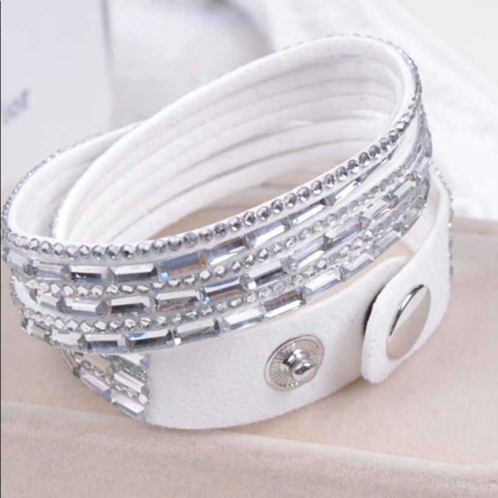 Rhinestone Wrap Choker Bracelet - Picture 5 of 8